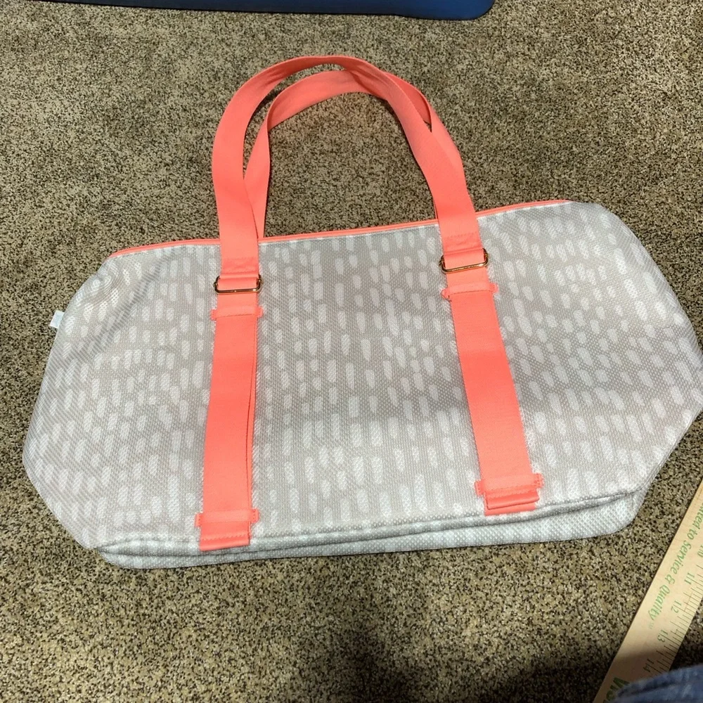 Oh Joy yoga bag. NWOT. INTERIOR POCKETS & OUTSIDE STRAP WILL HOLD YOGA MAT.